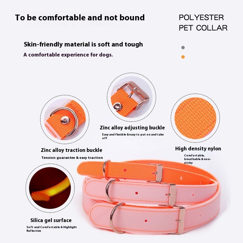 Glow Pet Collar Factory - No Charging Daylight Absorption