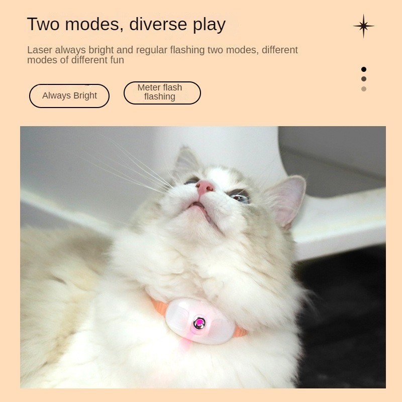 Laser Cat Collar Manufacturer - Automatic Adjustable USB