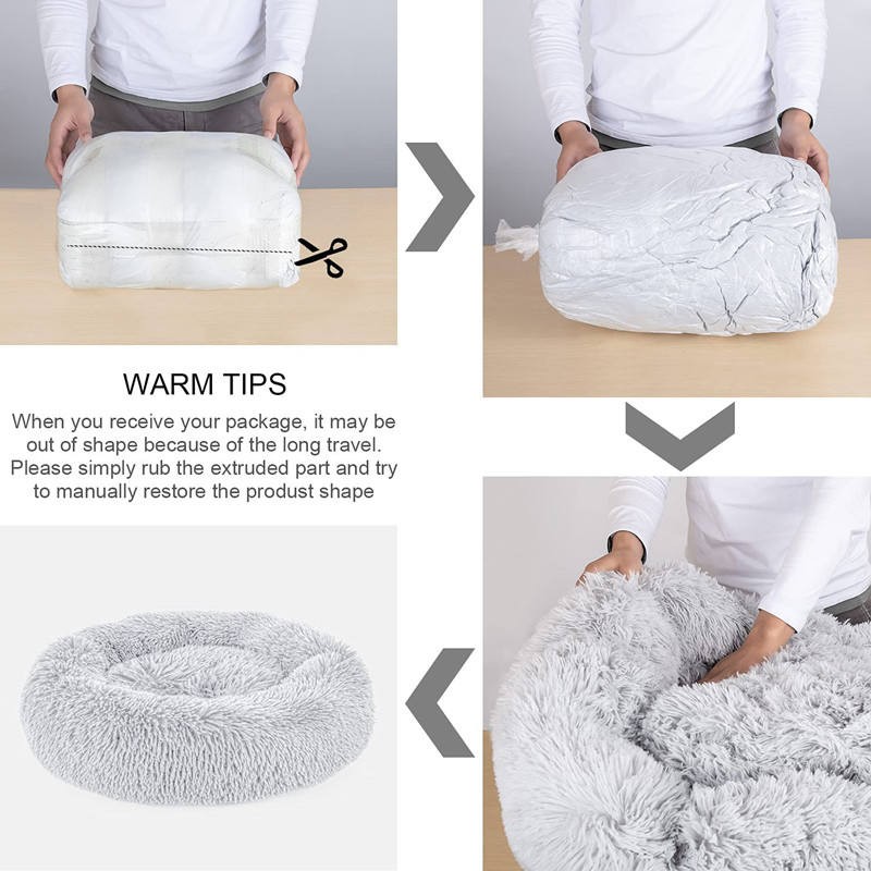 Donut Pet Bed Factory - Wholesale Fluffy Large Round