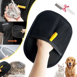 Pet Grooming Gloves Manufacturer - Double Sided Hair Removal