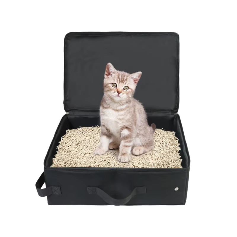 Pet Travel Litter Box Supplier - Portable Waterproof Foldable