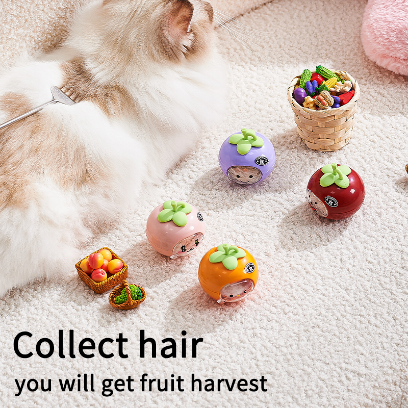 Pet Hair Charm Supplier - Cute Fruit Shaped Silicone