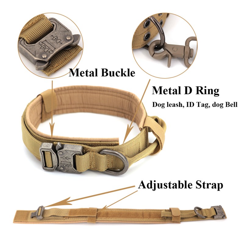 Tactical Dog Collar Supplier - Durable Heavy Duty Outdoor