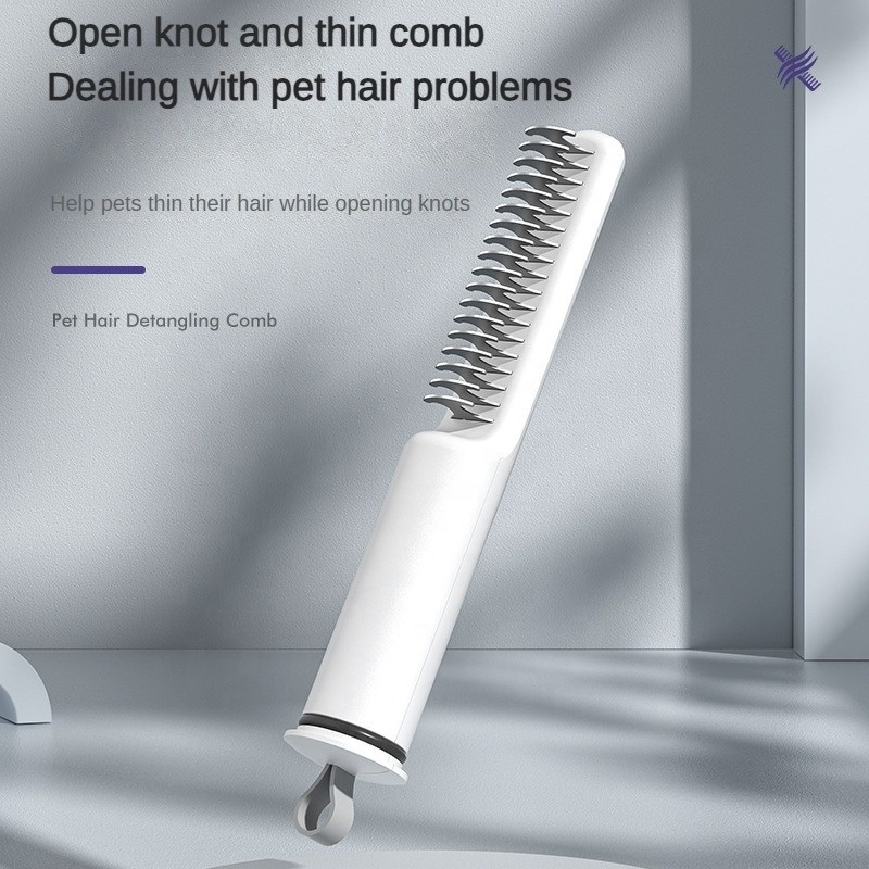 Pet Hair Removal Comb Factory - 3 in 1 Anti Flea Stainless