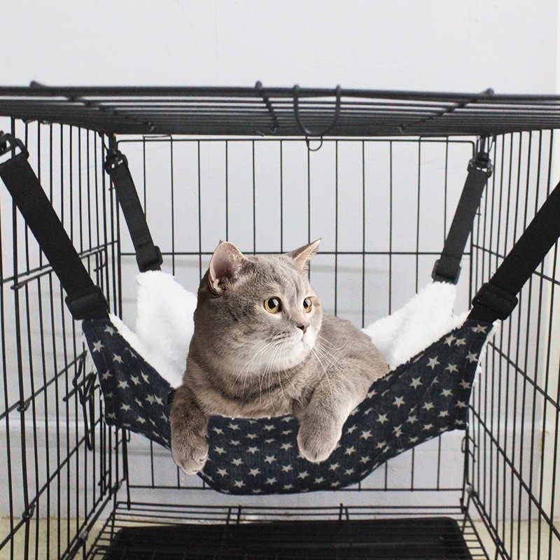 Cat Hammock Factory - Double Sided Plush Adjustable