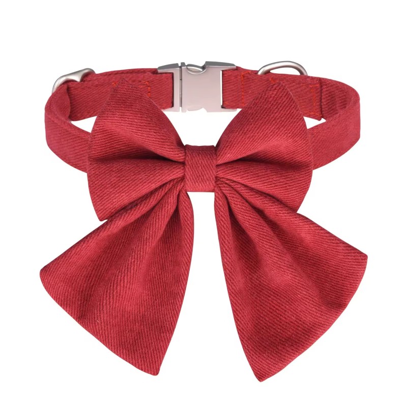 Pet Collars with Bow Tie Supplier - High Quality Stylish