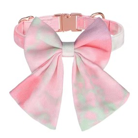 Pet Collars with Bow Tie Supplier - High Quality Stylish