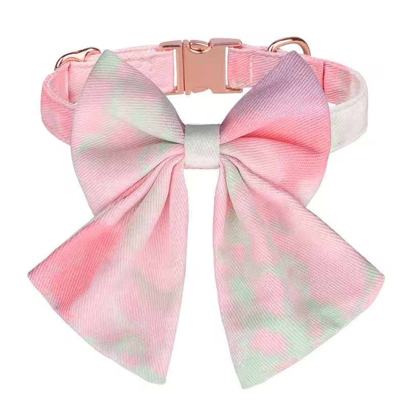 Pet Collars with Bow Tie Supplier - High Quality Stylish