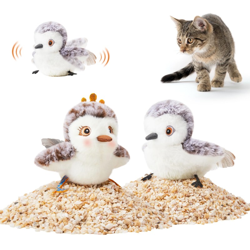 Interactive Sandpiper Toy Factory - USB Rechargeable Engaging