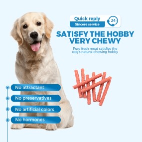 Bone Wrapped Factory - New Organic Bone Wrapped Natural Wrap Sticks Pet Treats Dental Chew