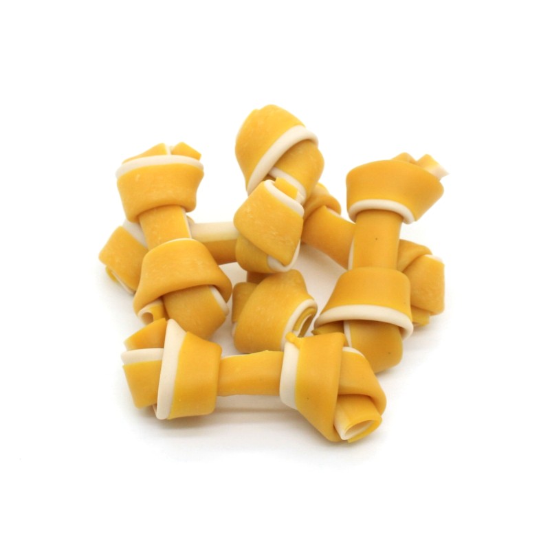Two-color Twist Supplier - Manufacture Premium Natural High Calcium Low Fat Dental Care Chews