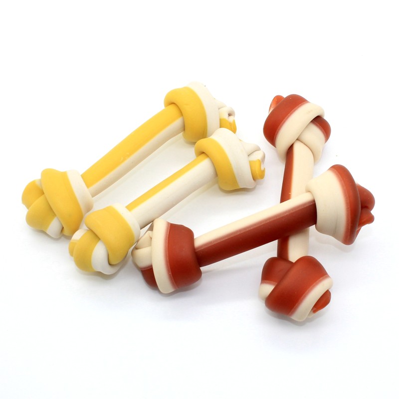 Dental Chews Factory - Dental Dog Chews High Nutrition Rawhide Knotted Bone Dog Food