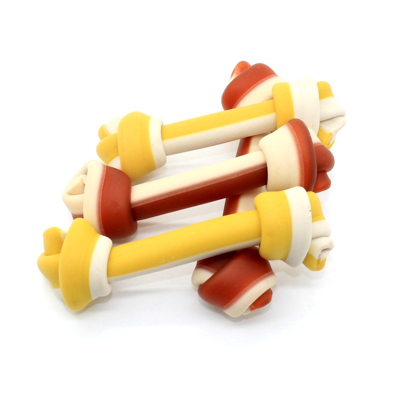 Dental Chews Factory - Dental Dog Chews High Nutrition Rawhide Knotted Bone Dog Food