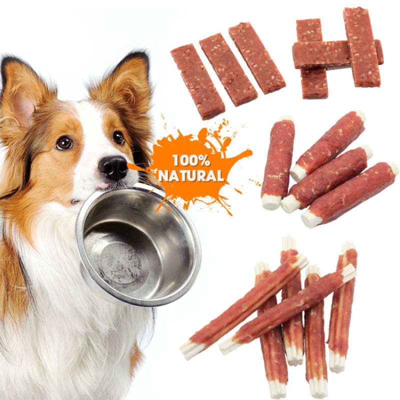 Soft Chews Manufacturer - OEM 60 Soft Chews Anxiety Stress Relief Dog Treats Duck Beef Flavor