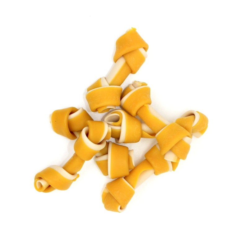 Two-color Twist Supplier - Manufacture Premium Natural High Calcium Low Fat Dental Care Chews