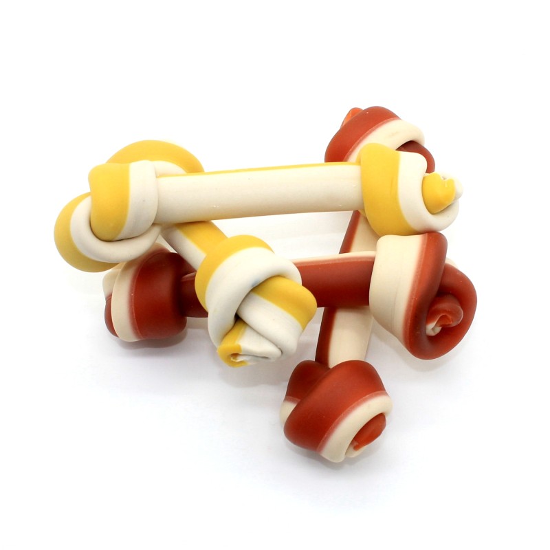 Dental Chews Factory - Dental Dog Chews High Nutrition Rawhide Knotted Bone Dog Food