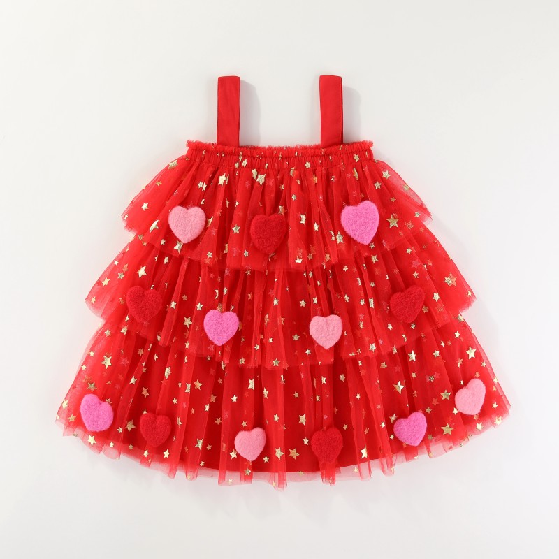 Girls Princess Dress Supplier - Wholesale Layered Tulle Tutu Summer Dress