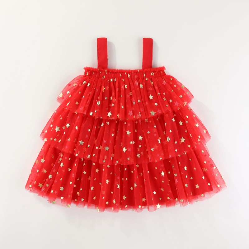 Girls Princess Dress Supplier - Wholesale Layered Tulle Tutu Summer Dress