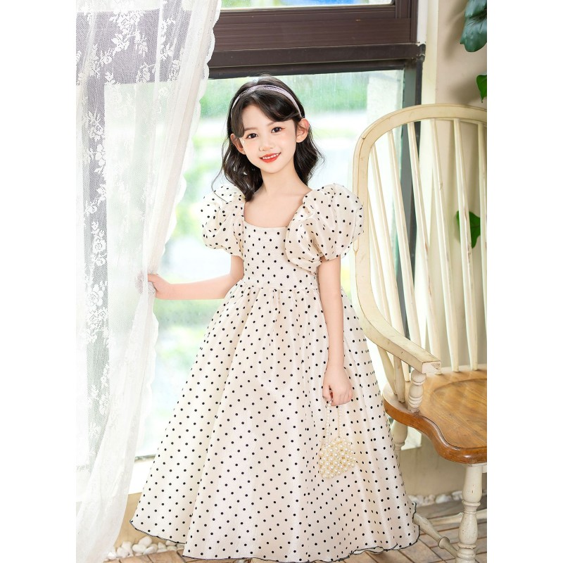 Girls Dress Set Factory - Bulk Children Stylish Doll Collar Shirt with Vest Print Set