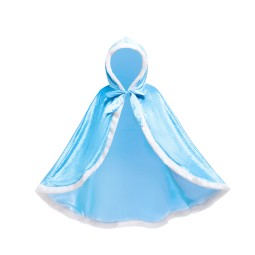 Girls Velvet Cape Manufacturer - OEM Snow Queen Anna Winter Long Floor Length Cape