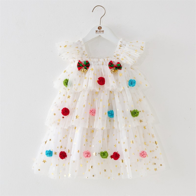 Girls Christmas Dress Manufacturer - OEM Summer Lace Tutu Flower Dress