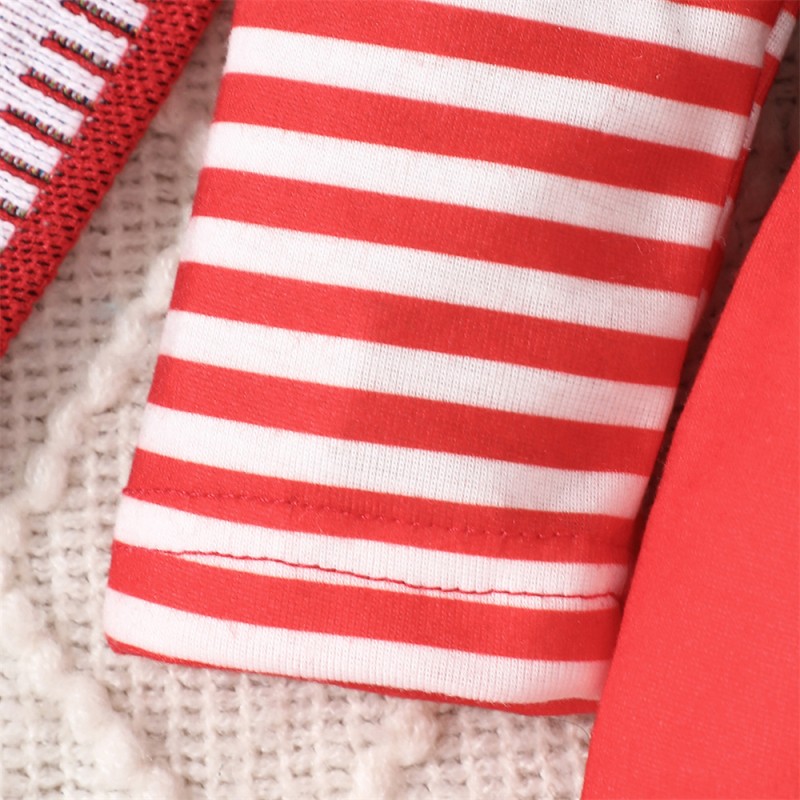 Baby Girl Romper Factory - Wholesale Long Sleeve Cotton Christmas Party Jumpsuit with Hat