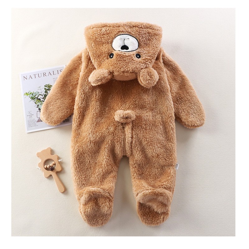 Baby Romper Supplier - Wholesale Soft Solid Color Muslin Cotton Romper with Hat for Toddler