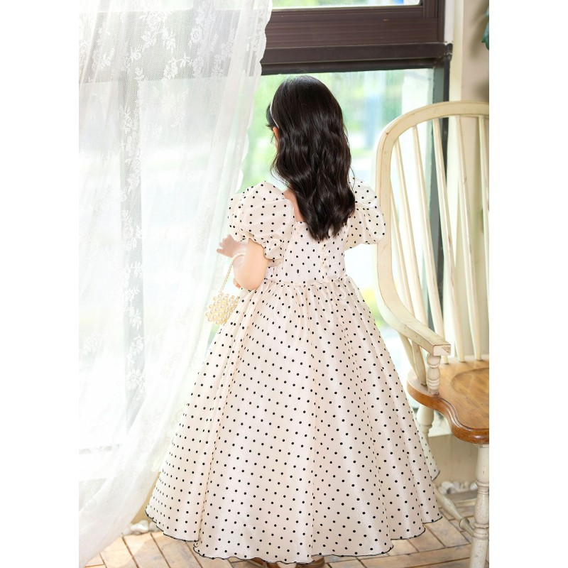 Girls Dress Set Factory - Bulk Children Stylish Doll Collar Shirt with Vest Print Set