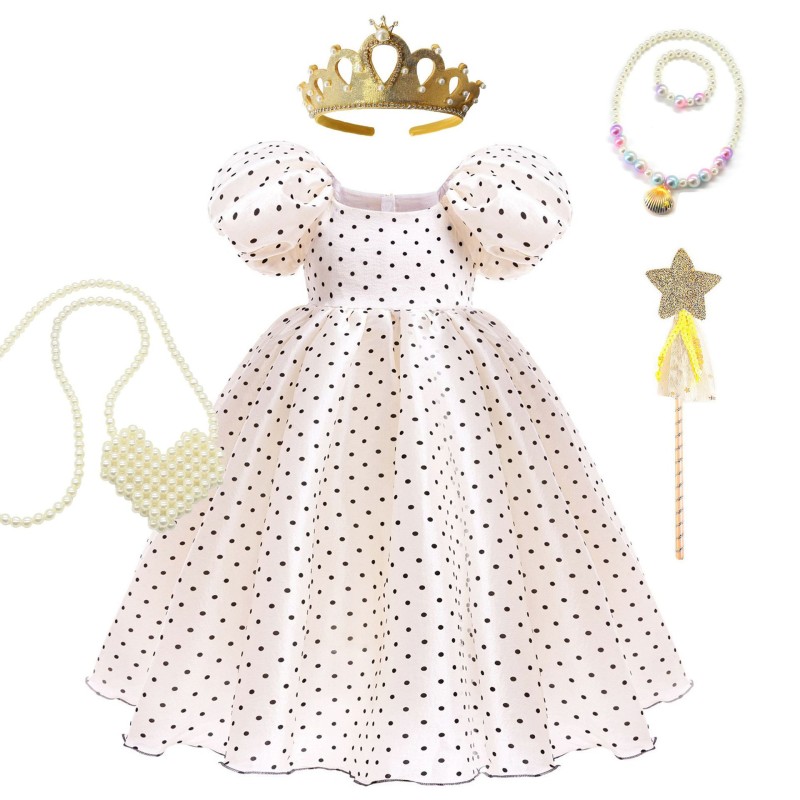 Girls Dress Set Factory - Bulk Children Stylish Doll Collar Shirt with Vest Print Set