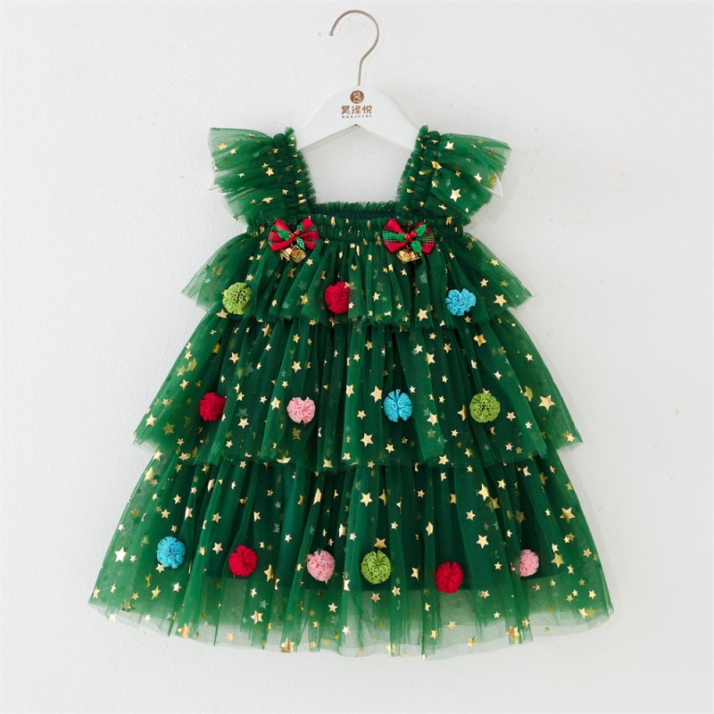 Girls Christmas Dress Manufacturer - OEM Summer Lace Tutu Flower Dress