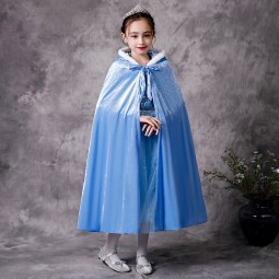 Kids Princess Cape Factory - Bulk Snow Queen Elsa Winter Long Velvet Christmas Cape