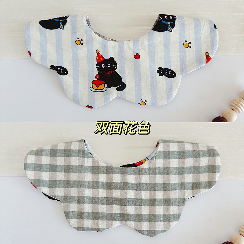 Petal Bib Supplier - Double-sided Cotton Gauze Breathable Bib