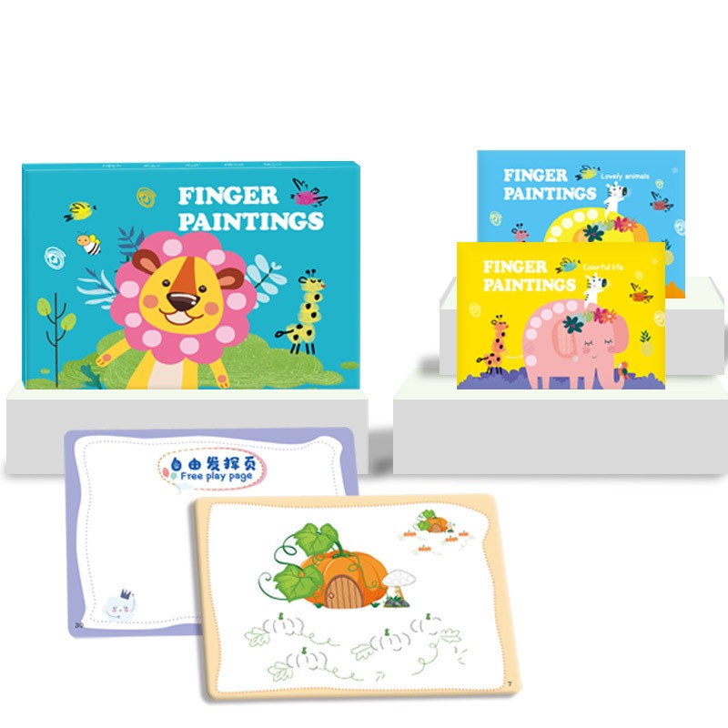 Finger Painting Set Factory - Custom DIY Foam Ink Pad Cards