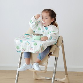 Baby High Chair Bib Manufacturer - Long Sleeve Waterproof Overall Bib