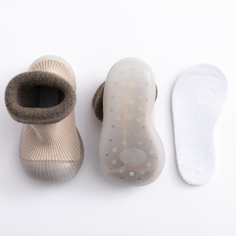 Baby Bootie Socks Manufacturer - Winter Warm Rubber Sole Socks