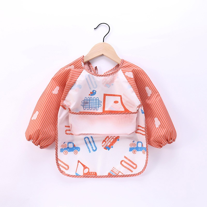 Feeding Bib Supplier - Cartoon Animal Print Food Catcher Apron