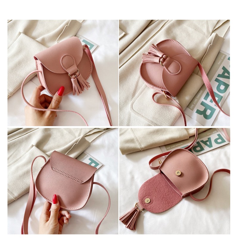 Girls Shoulder Bag Manufacturer - Solid Color Adjust Strap Purse Bag
