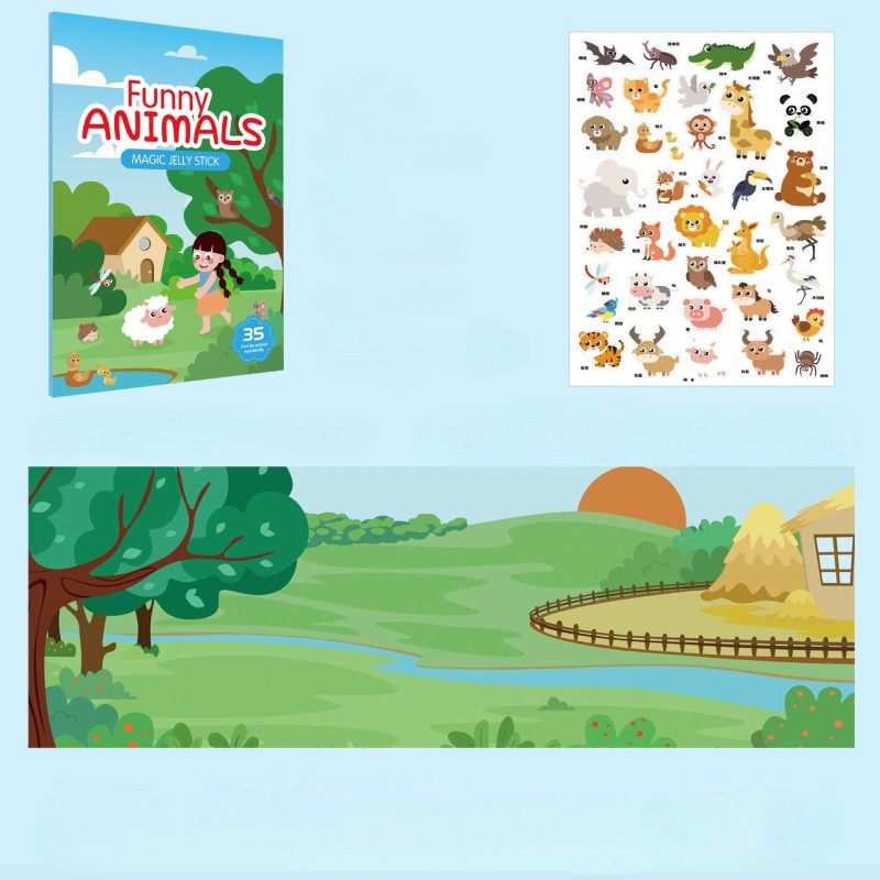 TPU Sticker Book Manufacturer - Waterproof Reusable Baby Activity Book