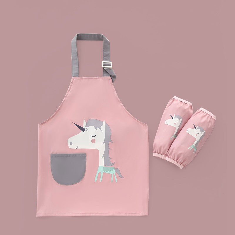 Kids Apron Factory - Waterproof Cooking Painting Apron Set