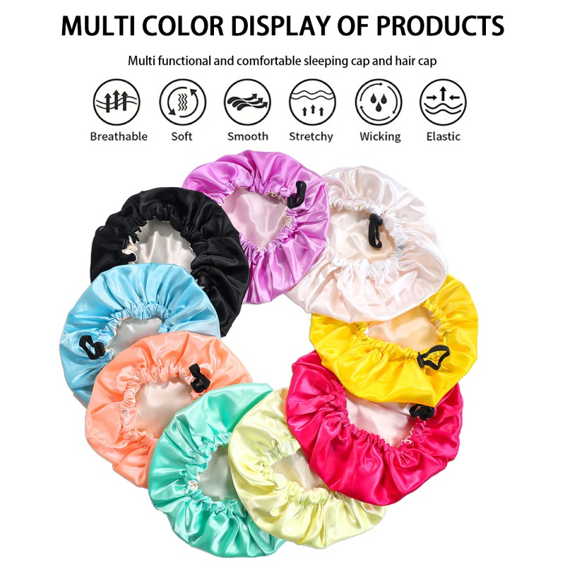 Sleeping Bonnet Manufacturer - Satin Hair Protection Cancer Bonnet
