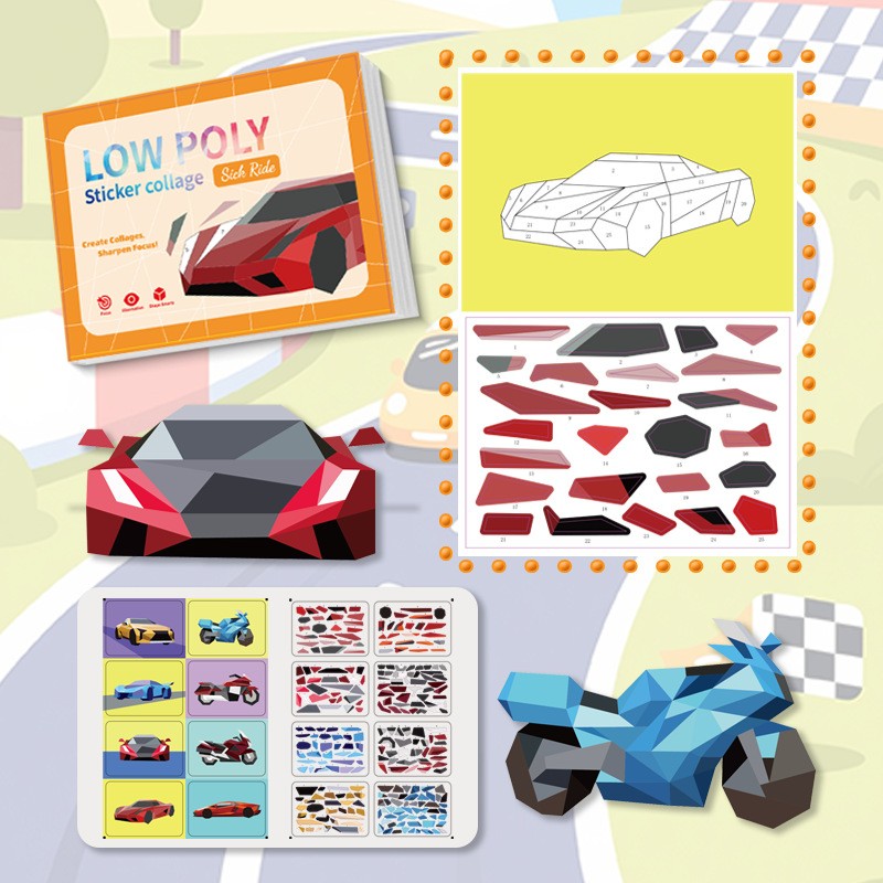 TPU Sticker Book Factory - Waterproof Reusable Jelly Sticker Puzzle