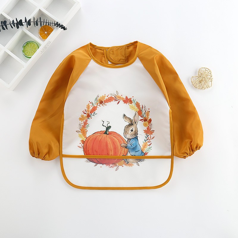 Painting Smock Manufacturer - Cute Rabbit Print Waterproof Apron
