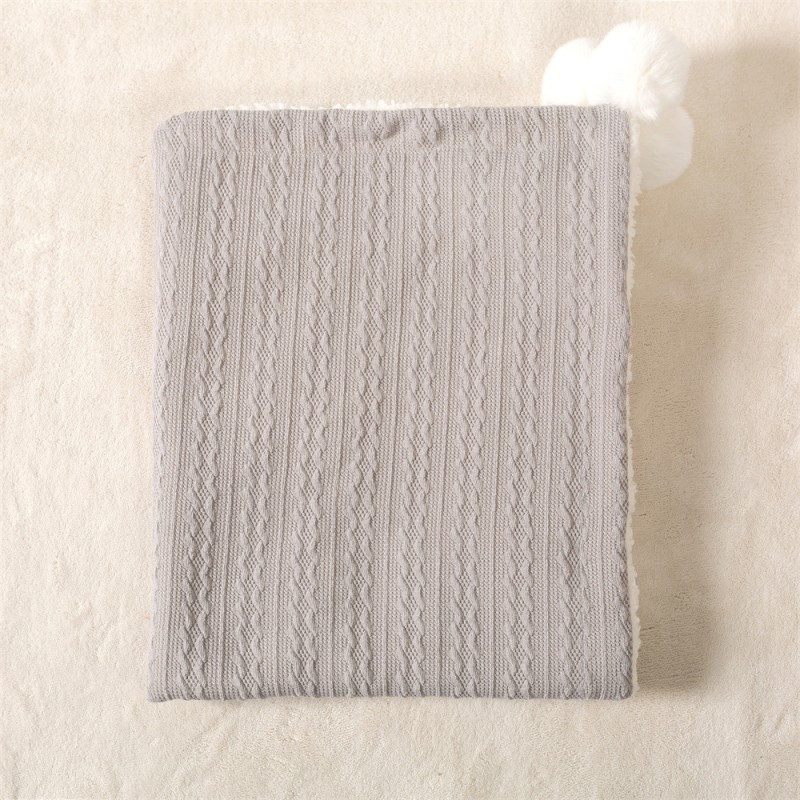 Knitted Blanket Supplier - Super Soft Nap Stroller Cover Blanket