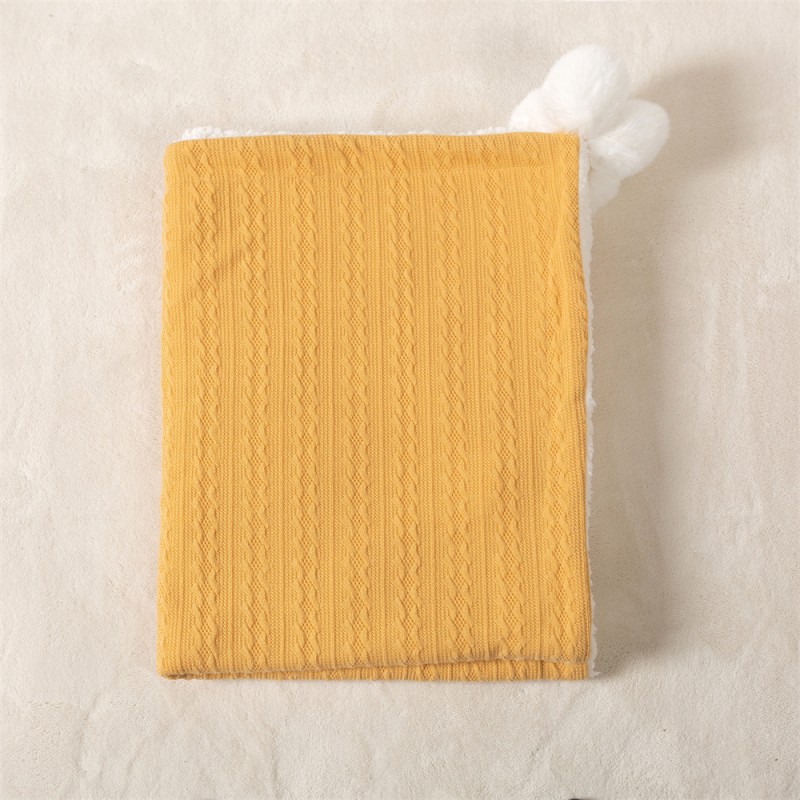 Knitted Blanket Supplier - Super Soft Nap Stroller Cover Blanket