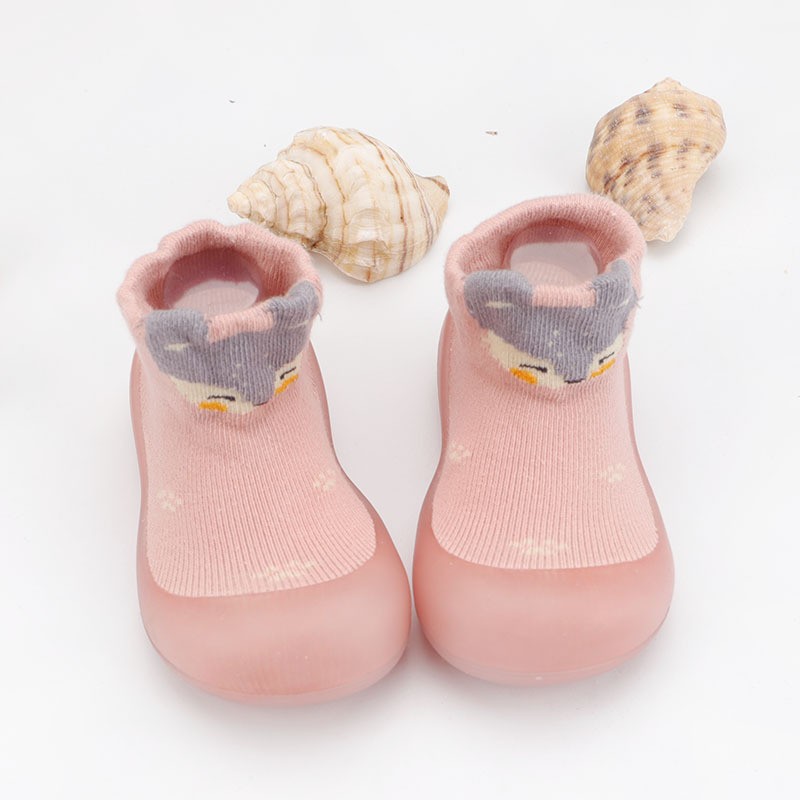 Baby Walking Shoes Factory - Cartoon Fox Bear Rubber Sole Sock