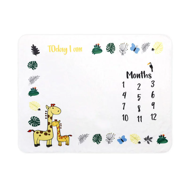 Milestone Blanket Supplier - Custom Newborn Fleece Blanket