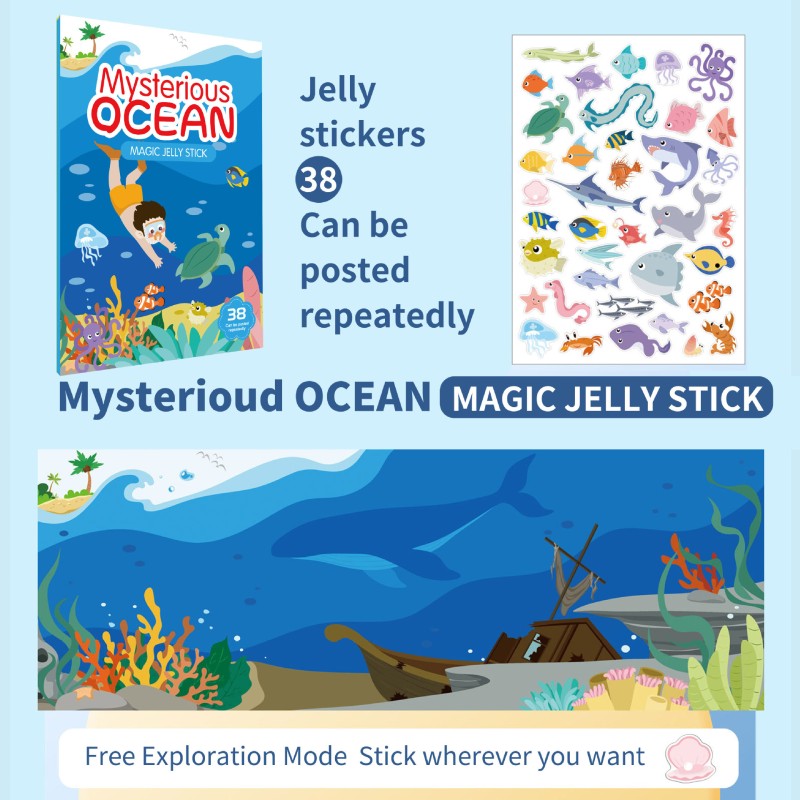TPU Sticker Book Manufacturer - Waterproof Reusable Baby Activity Book