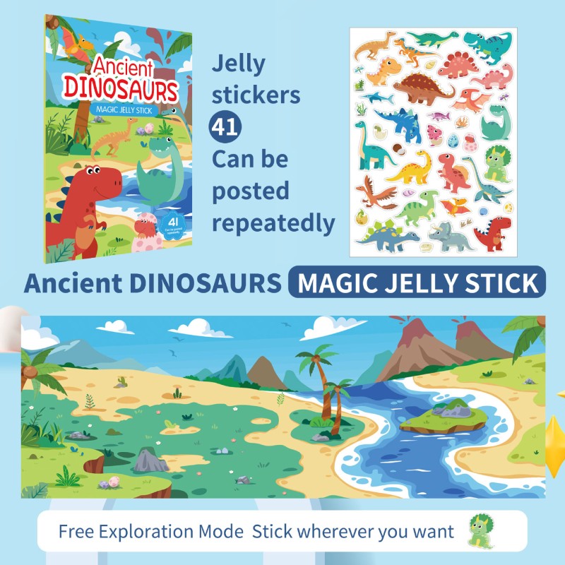 TPU Sticker Book Manufacturer - Waterproof Reusable Baby Activity Book