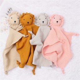 Security Blanket Supplier - Gauze Muslin Baby Teether Blanket