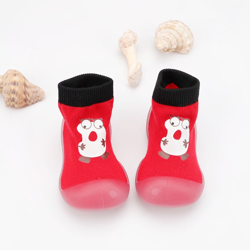 Grip Socks Manufacturer - Anti Slip Cartoon Letters Baby Sock Shoe